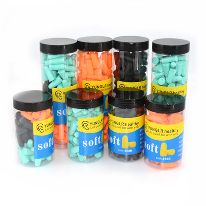 Soft Foam Earplugs for Sleeping Noise Reduction Sound Cancelling Travel Ear Plugs Protection Anti-Bruit Insulation