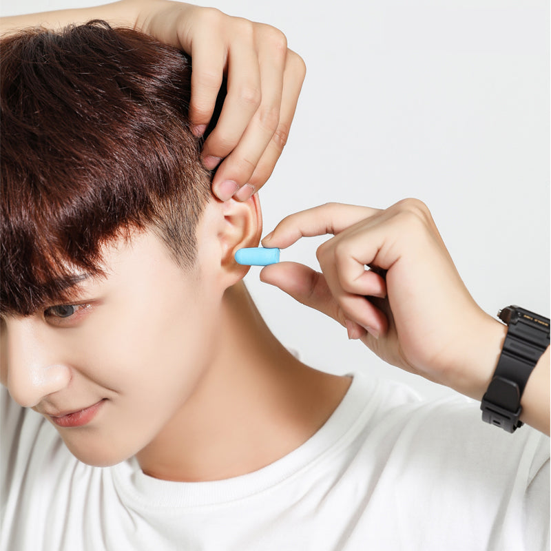 Soft Foam Earplugs For Sleeping Noise Reduction Sound Cancelling Travel Ear Plugs Protection AntiBr 5