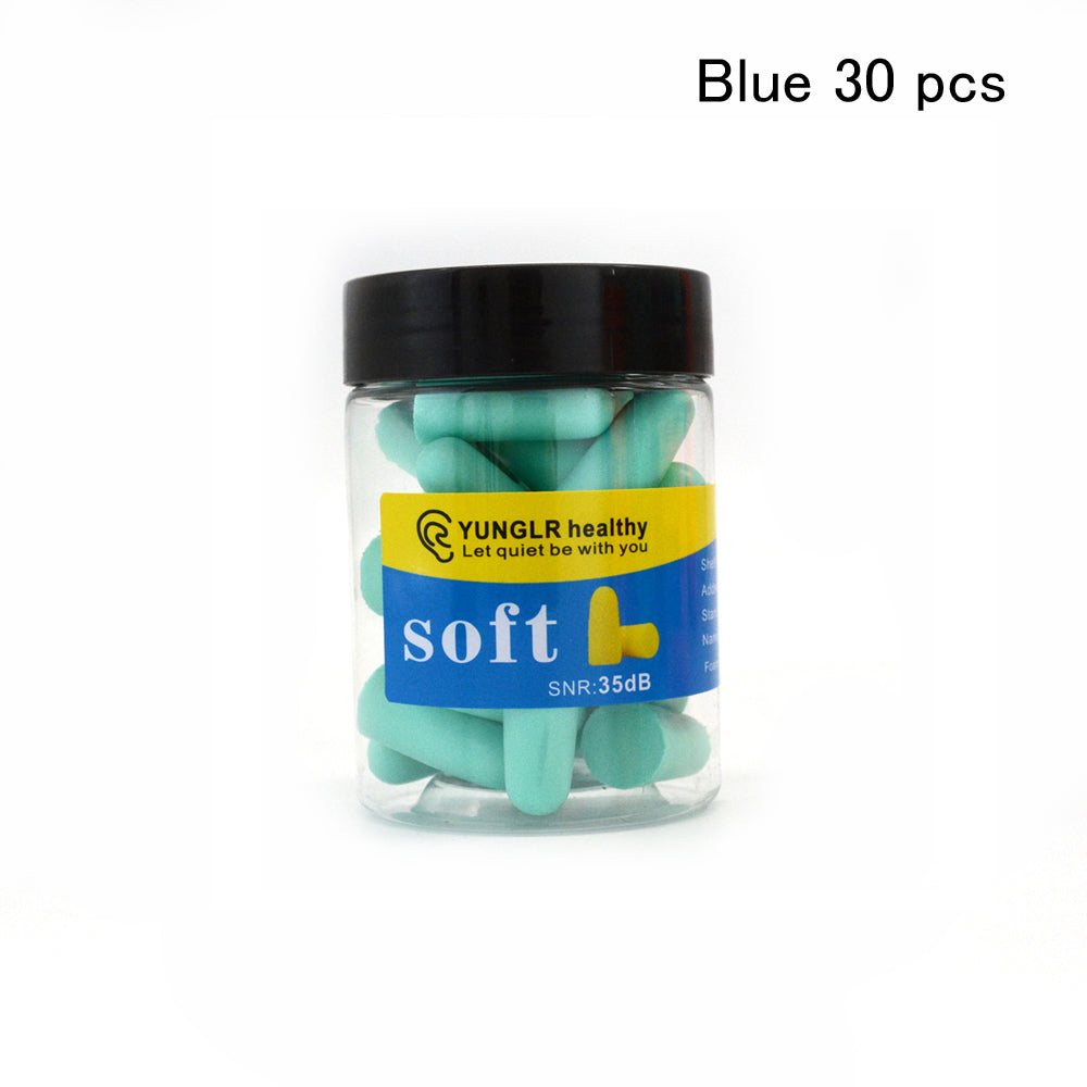 Soft Foam Earplugs For Sleeping Noise Reduction Sound Cancelling Travel Ear Plugs Protection AntiBr 9