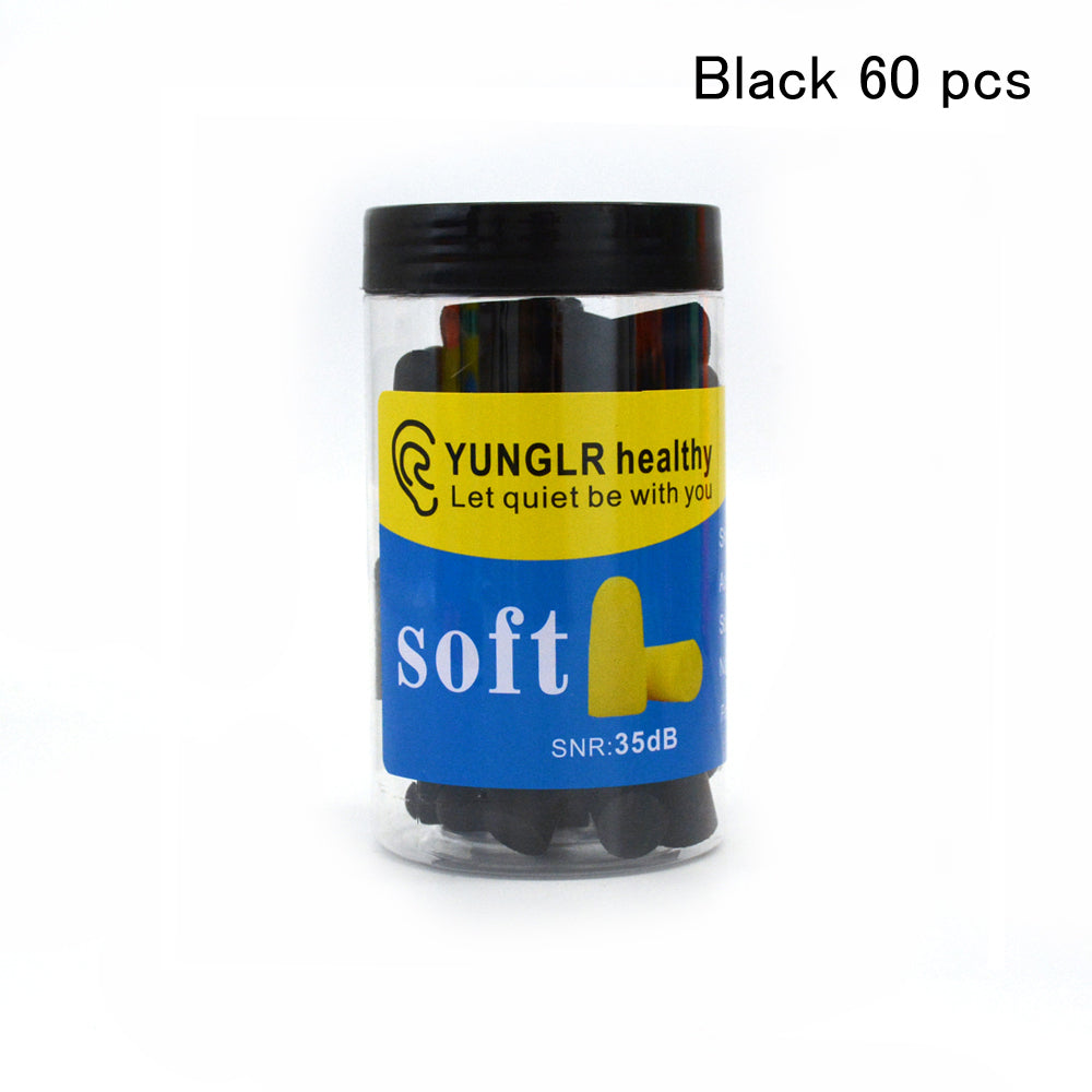 Soft Foam Earplugs For Sleeping Noise Reduction Sound Cancelling Travel Ear Plugs Protection AntiBr 11