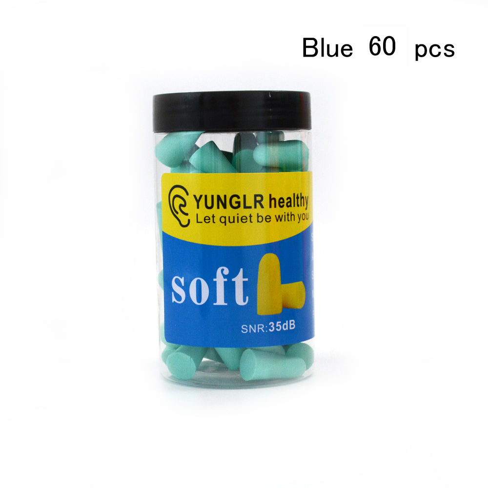 Soft Foam Earplugs For Sleeping Noise Reduction Sound Cancelling Travel Ear Plugs Protection AntiBr 13