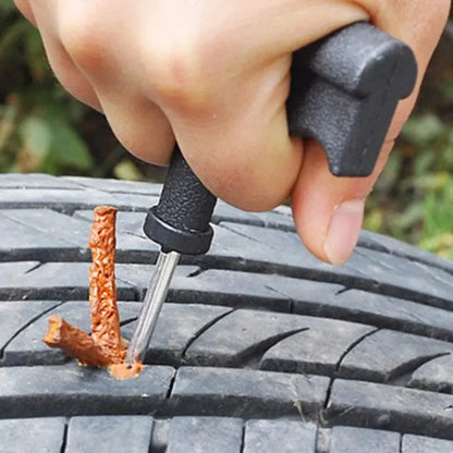 Car Tire Repair Tool Kit With Rubber Strip  Tubeless Tyre Puncture Studding Plug For Motorcycle Tru 2