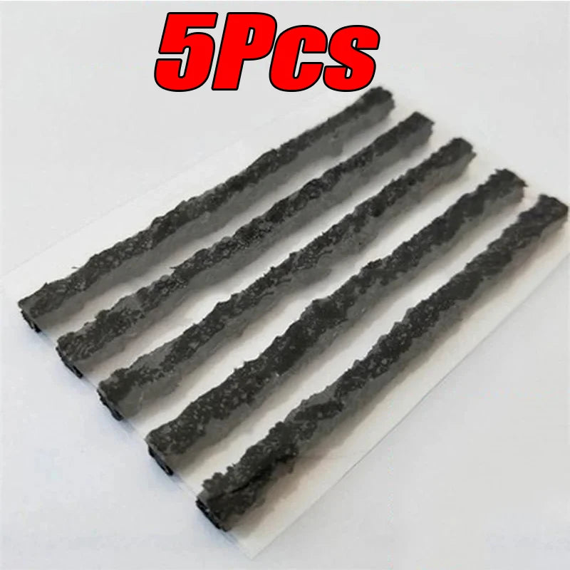 Car Tire Repair Tool Kit With Rubber Strip  Tubeless Tyre Puncture Studding Plug For Motorcycle Tru 8