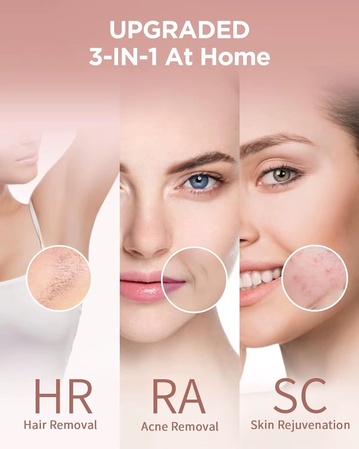IPL Hair Removal Device  999900 Flashes Laser Hair Remover For Face Bikini  Full Body At Home 2