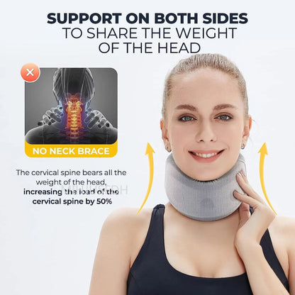 Adjustable Cervical Neck Support Pillow  Soft Foam Travel  Pain Relief Cushion For Airplane Or Home 4
