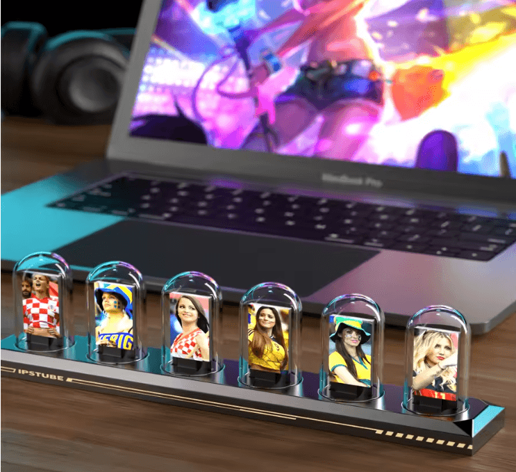 PixelGlow RGB Tube Clock 2
