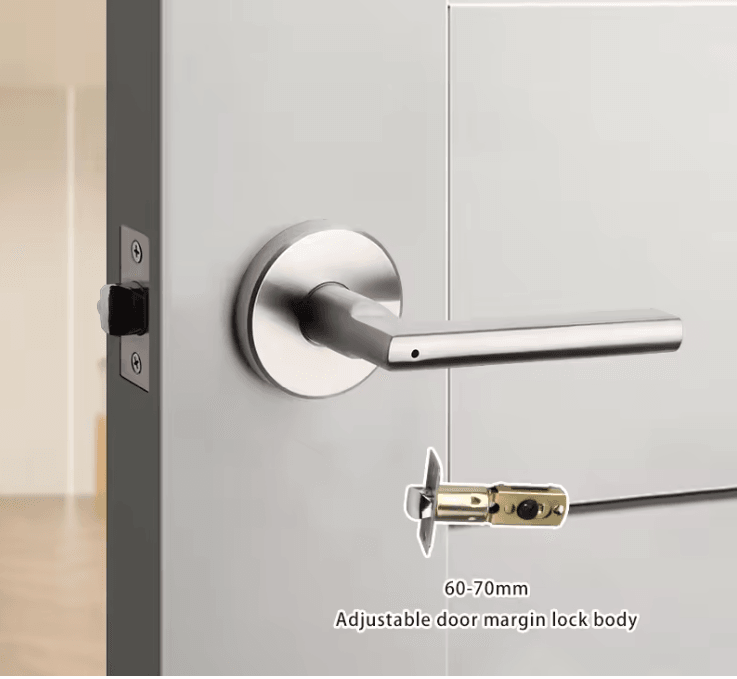 HomeGuard Stainless Bathroom Handle Lock With Indicator 3