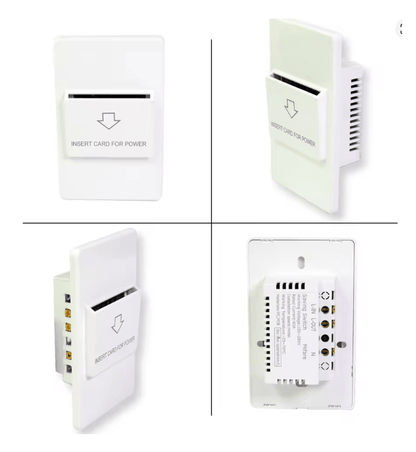 EcoCard Smart Hotel Power Saver Switch 12.5 kHz 13.56 MHz Card Activated
