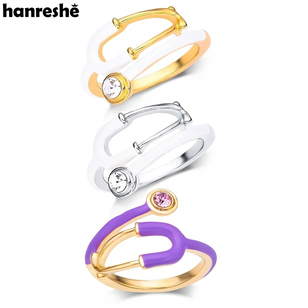 Crystal Stethoscope Ring for Doctors and Nurses
