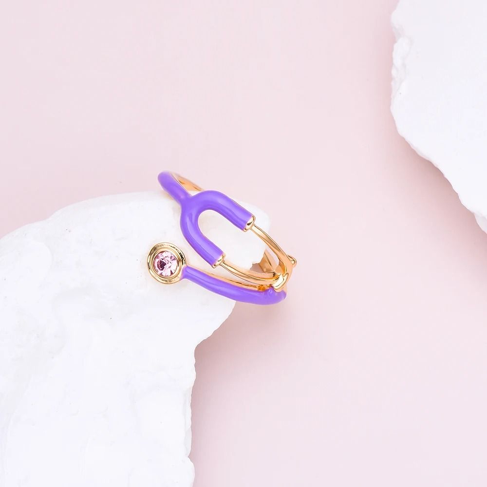 Crystal Stethoscope Ring For Doctors And Nurses 2