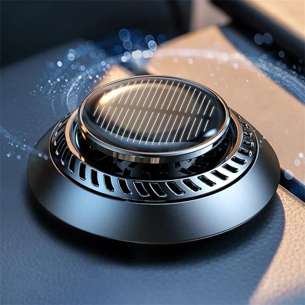 Solar Powered Car Air Freshener With Rotating Diffuser 1