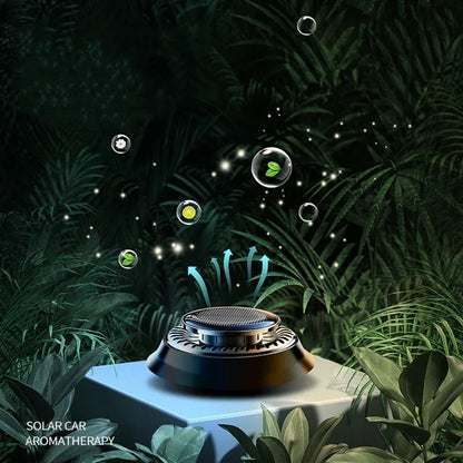 Solar Powered Car Air Freshener With Rotating Diffuser 4