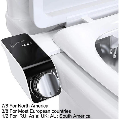 NonElectric Bidet Toilet Seat Attachment With Dual Nozzles 7