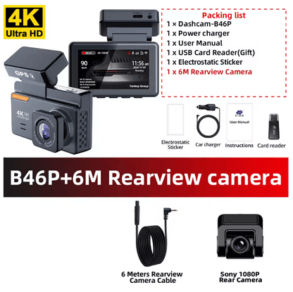 Xiaomi 4K Dual Lens Dash Cam With GPS WiFi  24H Parking Monitor 3