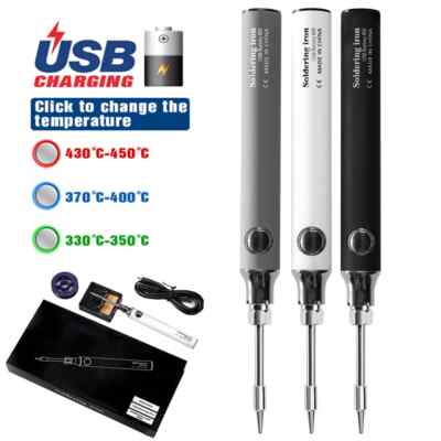 Wireless USB Soldering Iron – Fast-Charging, Portable, and Cordless for Precision Repairs