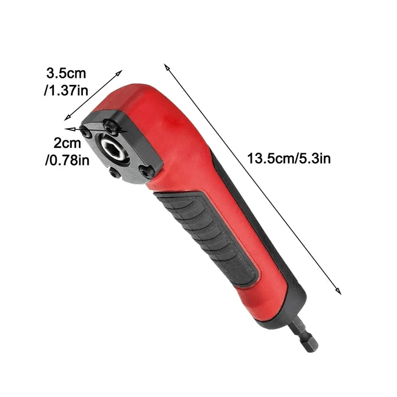 Ultra90 Right Angle Drill Adapter 14 Inch Hex Magnetic Bit Holder 4