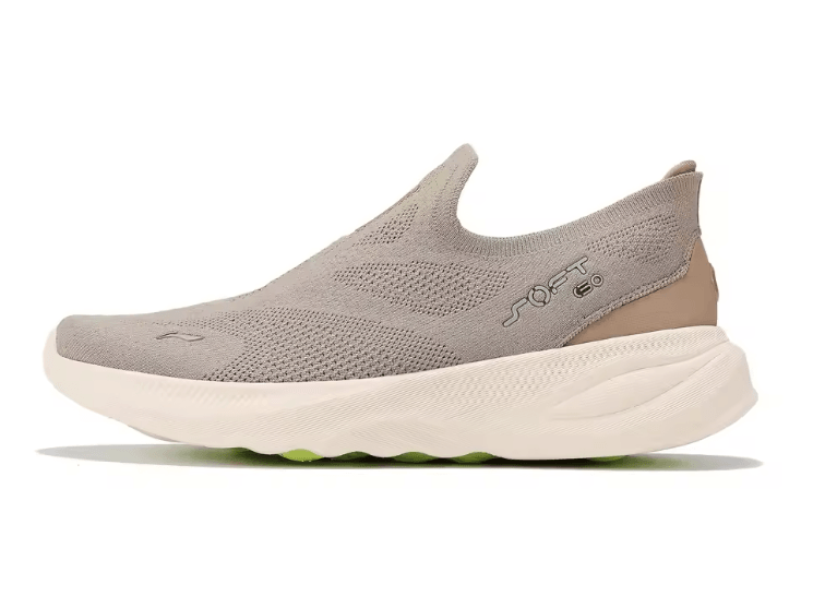 Li Ning Soft Go 2 Knit Mens Slip On Walking Sneakers 2