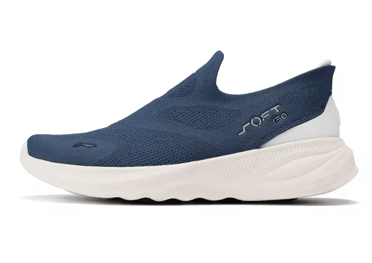 Li Ning Soft Go 2 Knit Mens Slip On Walking Sneakers 4