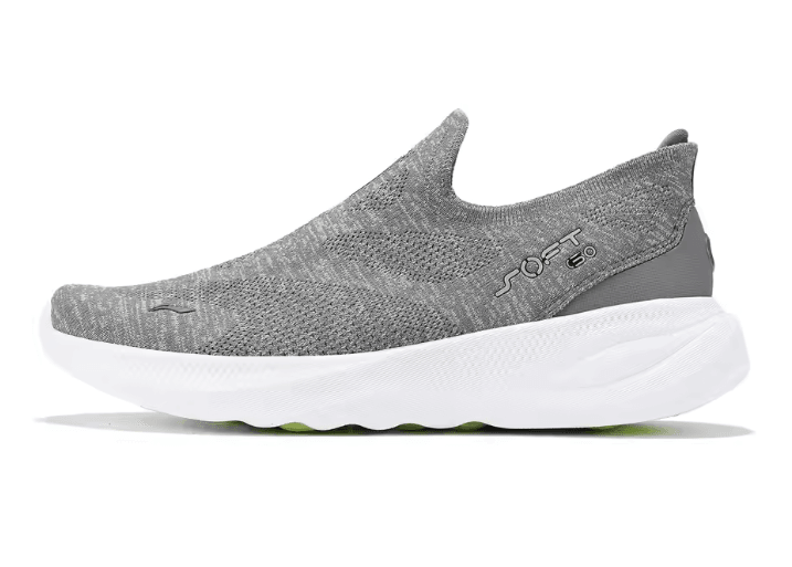 Li Ning Soft Go 2 Knit Mens Slip On Walking Sneakers 7