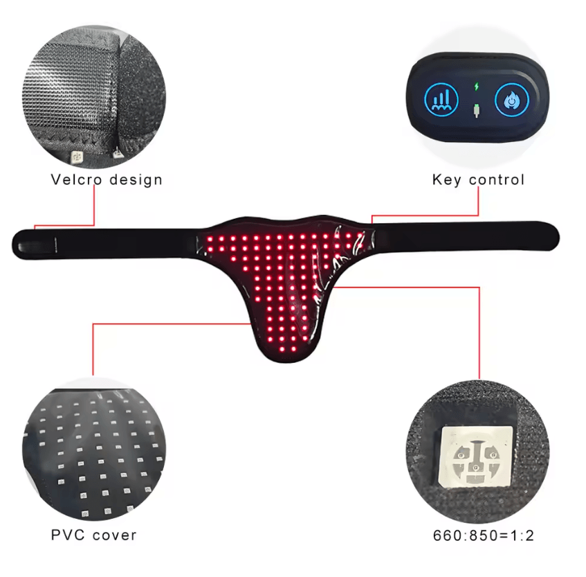 RejuveFlex LED Infrared Abdominal Massage Belt For Pain Relief 1