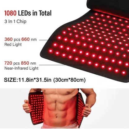 RejuvaWave 850nm Infrared Pain Relief Heating Pad Belt 1