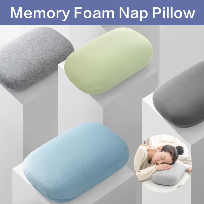 Memory Foam Travel Neck Pillow – Ergonomic, Slow Rebound for Cervical Support & Restful Sleep
