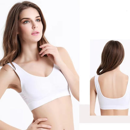 Seamless NoPad Sports Bra  Breathable Lightweight Bralette For Yoga  Fitness 4