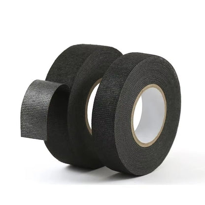 HeatResistant Adhesive Cloth Tape  15M Flame Retardant Automotive Wire Harness Wrap 2