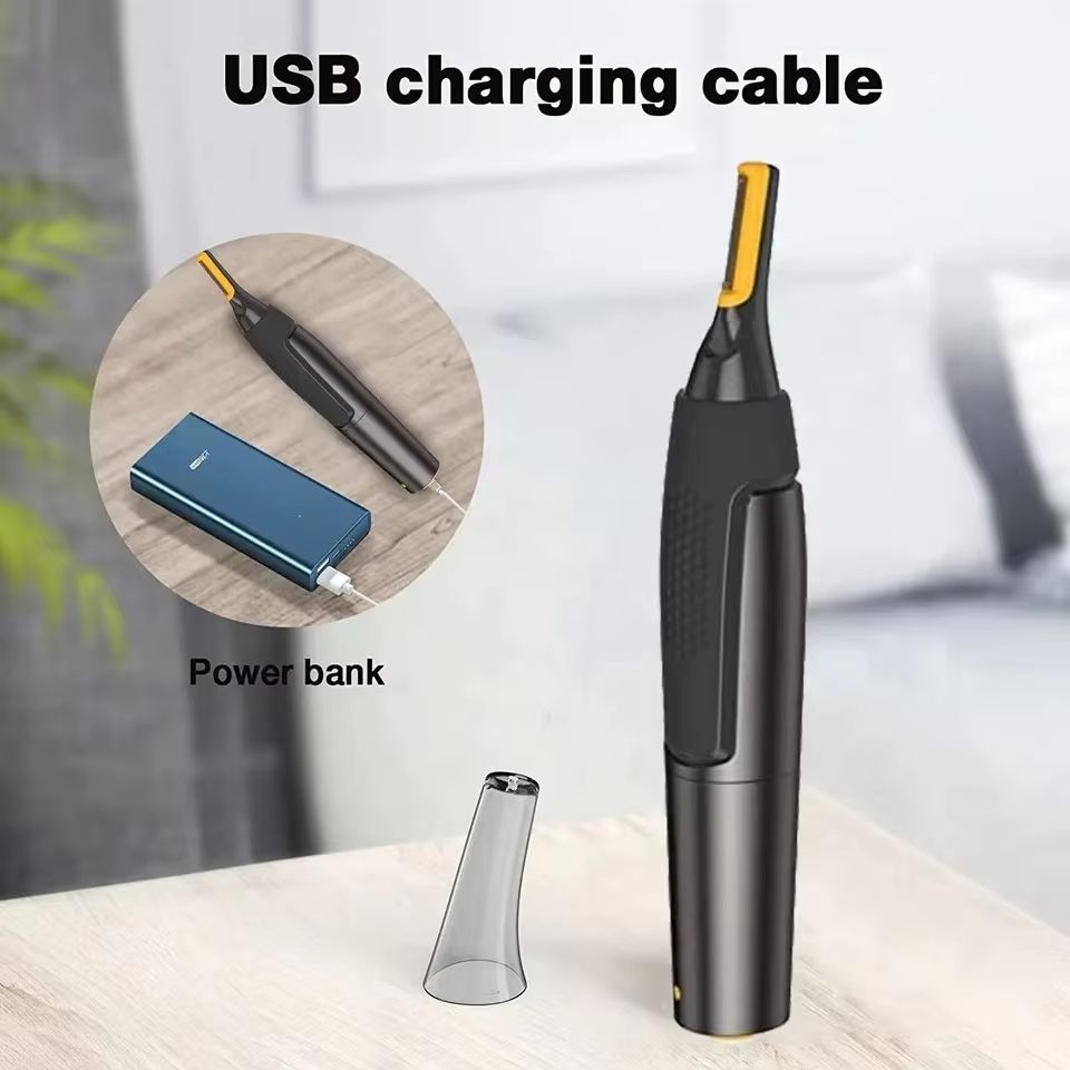 UltraThin Nose  Ear Hair Trimmer  Waterproof Portable Grooming Tool For Men 1