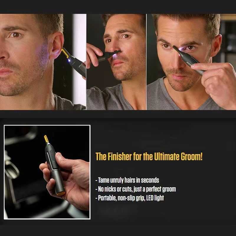 UltraThin Nose  Ear Hair Trimmer  Waterproof Portable Grooming Tool For Men 5