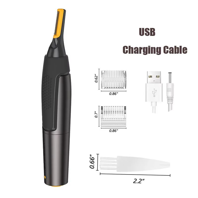 UltraThin Nose  Ear Hair Trimmer  Waterproof Portable Grooming Tool For Men 6