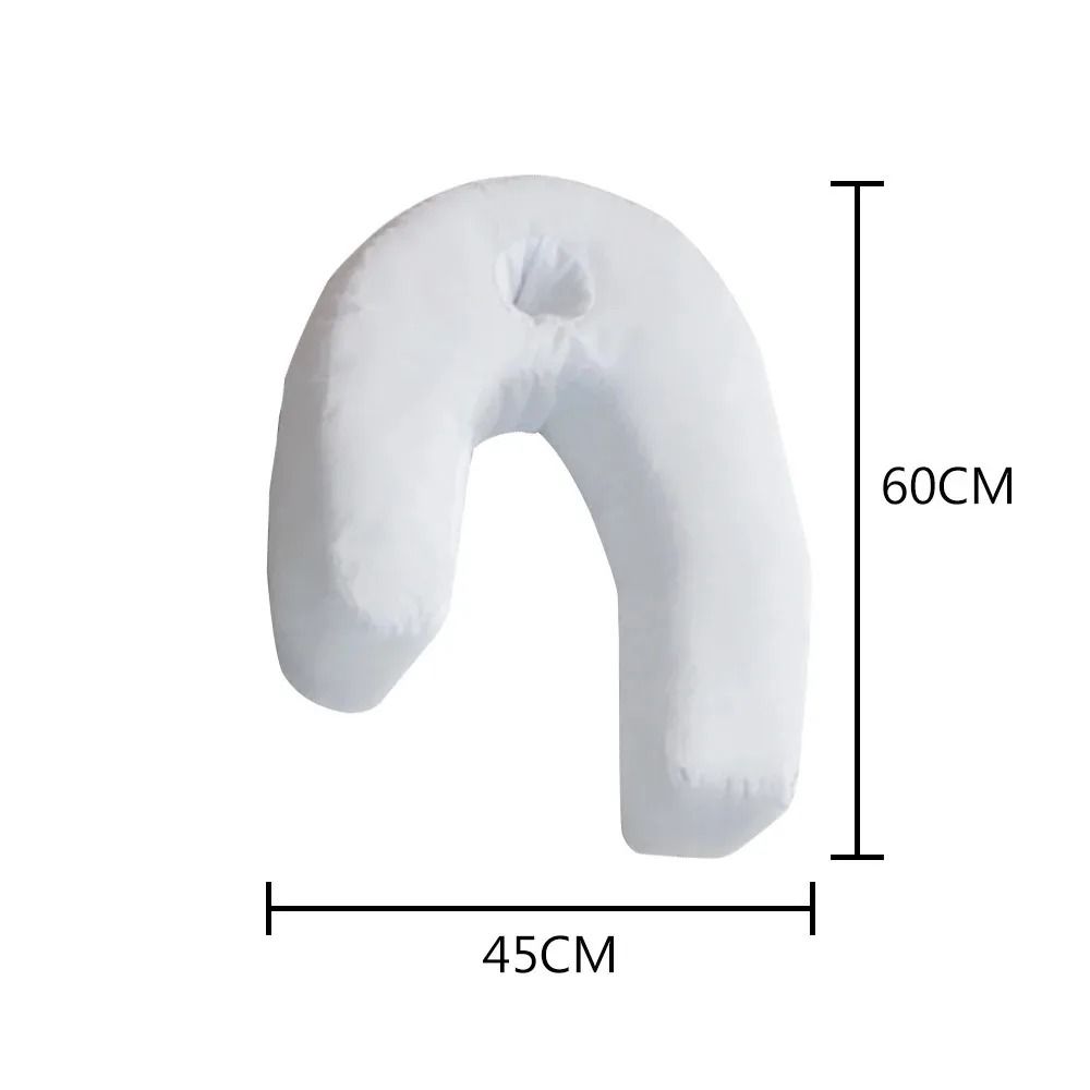 U Shaped Orthopedic Pillow With Side Sleeper Support And Waist Cradle For Neck And Spine Comfort 3
