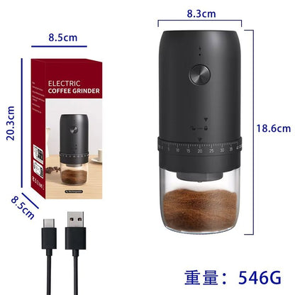 Rechargeable Electric Coffee Grinder  1800mAh Portable Burr Grinder With 40 Adjustable Settings 5