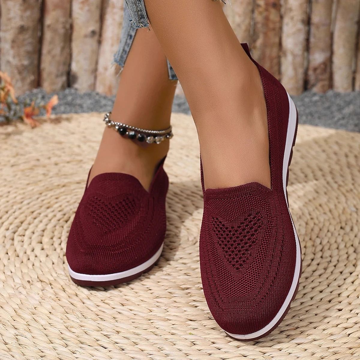 Lightweight Women Casual Walking Shoes With Breathable Mesh And Anti Slip Comfort Sole For Daily Fi 3