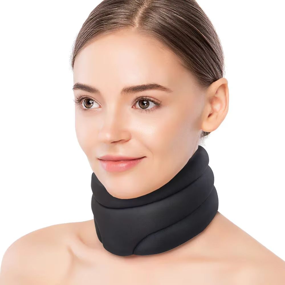 Adjustable Soft Cervical Neck Brace  Foam Support Collar For Pain Relief Travel  Posture Correction 5