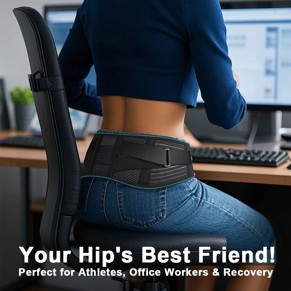 Adjustable Back Support Brace For Lower Back Pain Posture Correction Sciatica And Workout Recovery 2