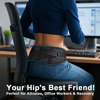 Adjustable Back Support Brace For Lower Back Pain Posture Correction Sciatica And Workout Recovery 2