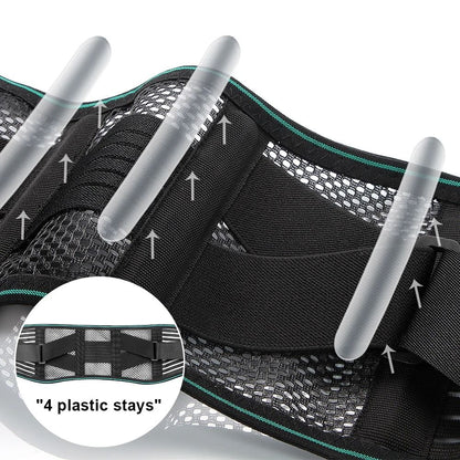 Adjustable Back Support Brace For Lower Back Pain Posture Correction Sciatica And Workout Recovery 4