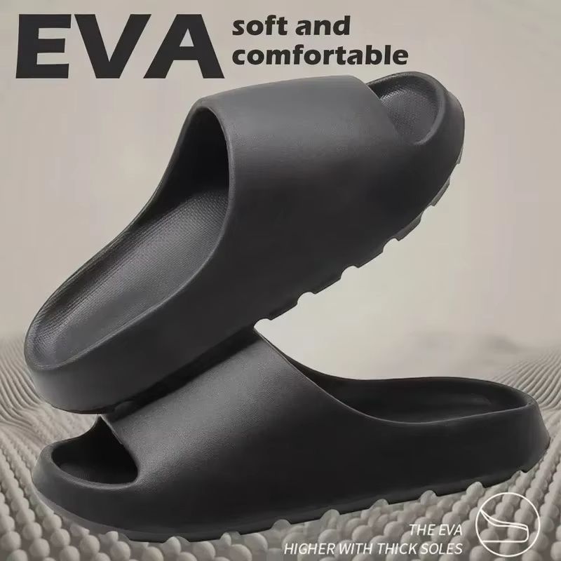Cloud EVA Slides – Unisex Thick-Soled Summer Sandals for Beach, Lounge & Everyday Comfort