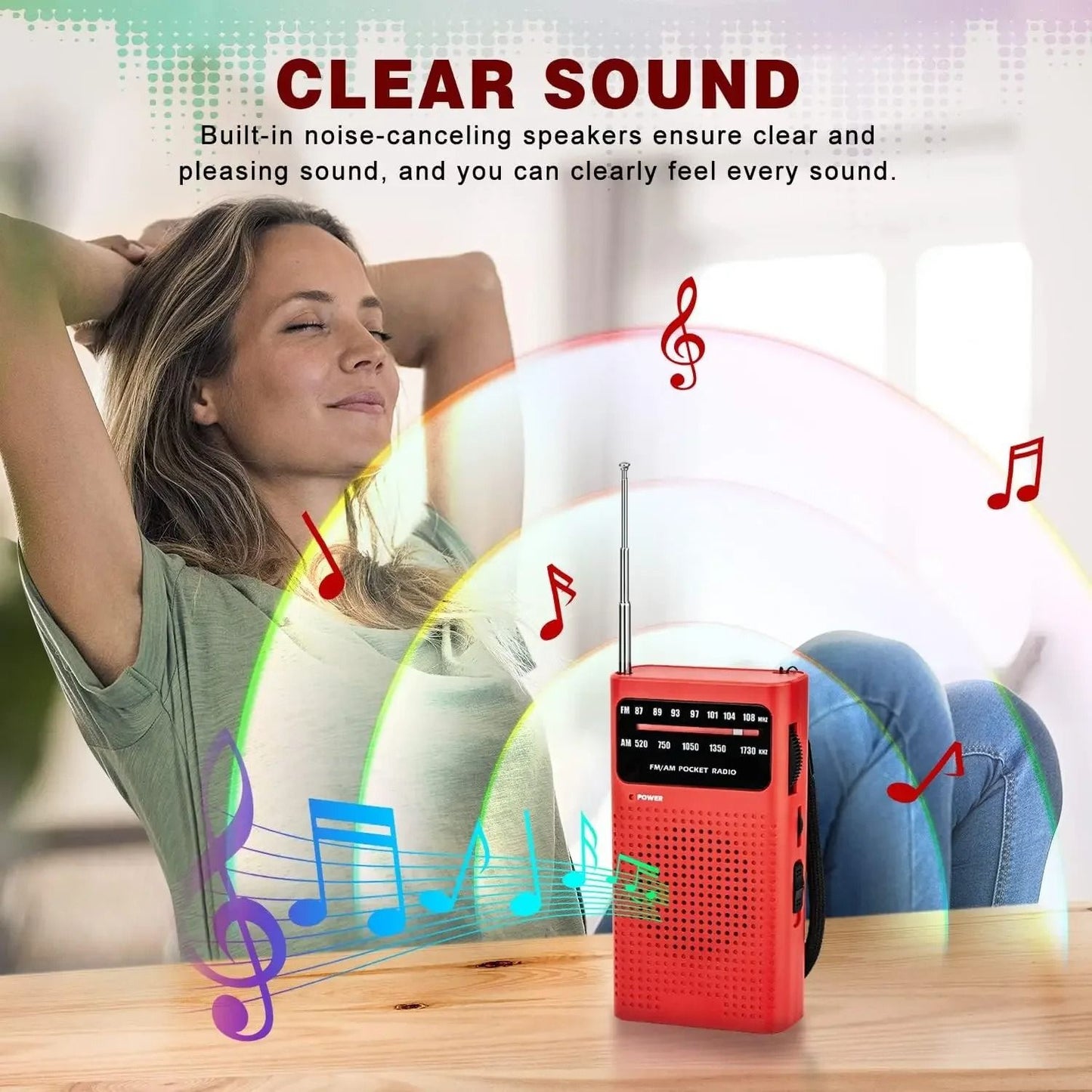 Mini Portable AM FM Radio With AA Battery Power  Pocket Size Analog Tuner For Travel And Emergency  2