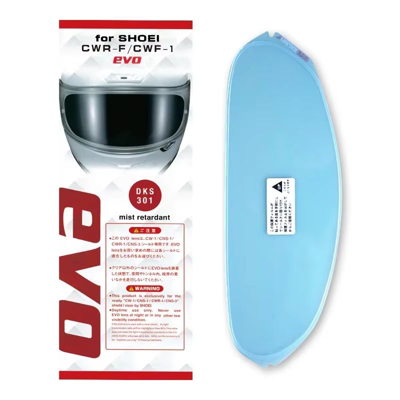 Anti-Fog Helmet Visor Film – Clear Lens Insert for SHOEI Z7, NXR, RF1200, GT-Air, CNS-1 and More