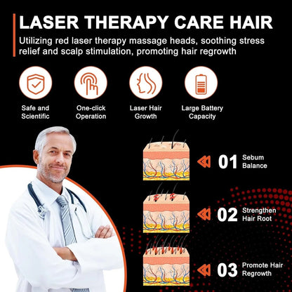 Electric Laser Therapy Comb For Hair Growth And Scalp Massage 3