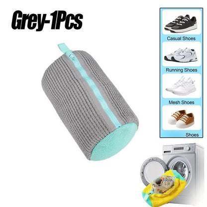 Premium Fluffy Laundry Shoe Bag With Zipper  Gentle Cleaning For Sneakers  Casual Shoes 9