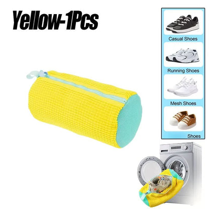 Premium Fluffy Laundry Shoe Bag With Zipper  Gentle Cleaning For Sneakers  Casual Shoes 7