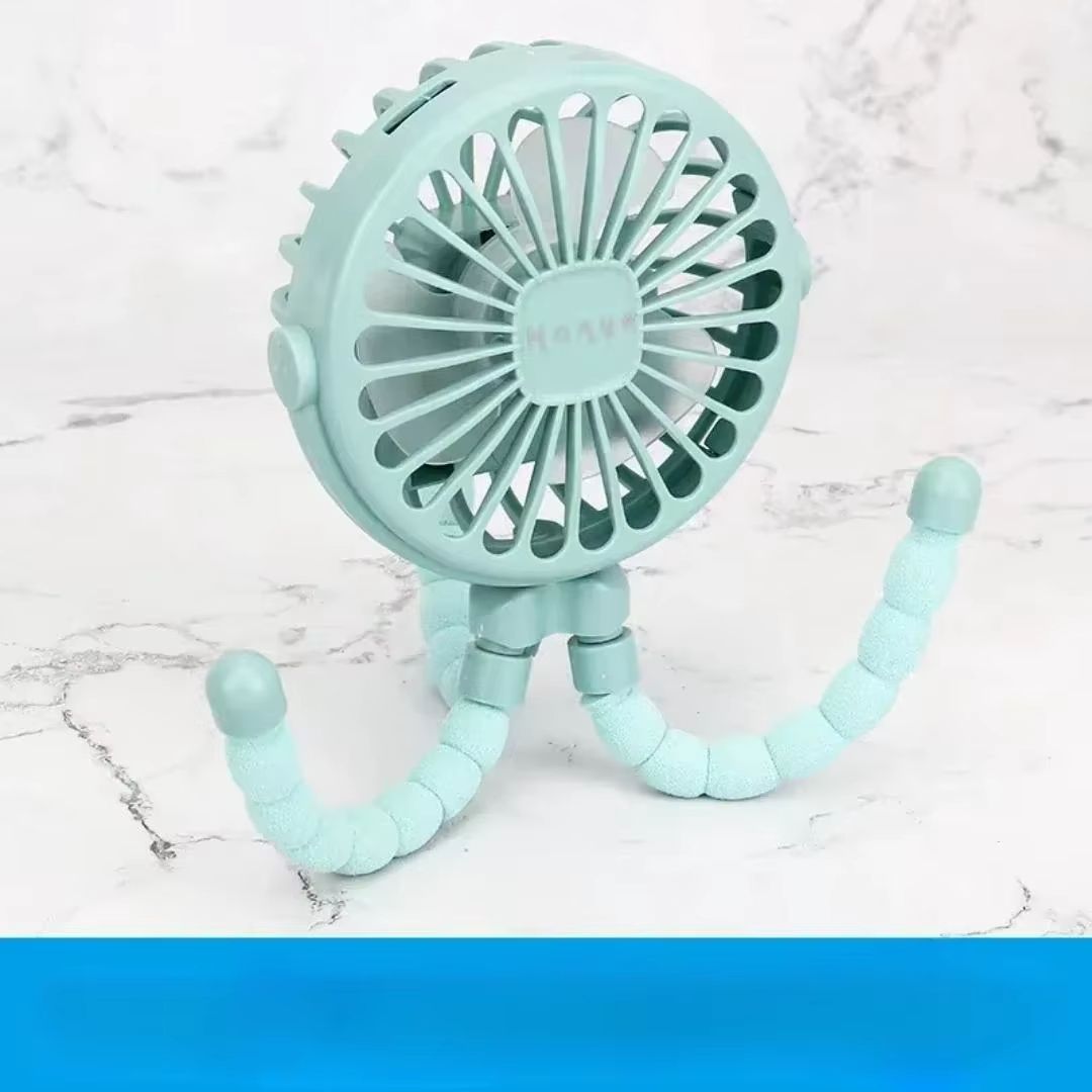 Compact Rechargeable Stroller Fan  Quiet USB Portable Fan For Baby  You 3
