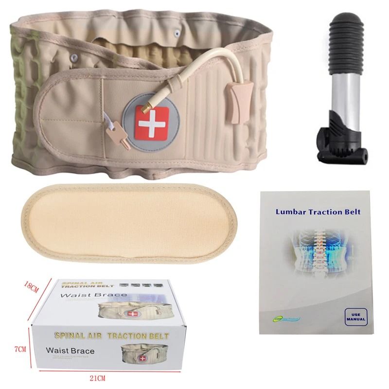 Adjustable Air Traction Back Brace For Lumbar Relief And Posture Support 9