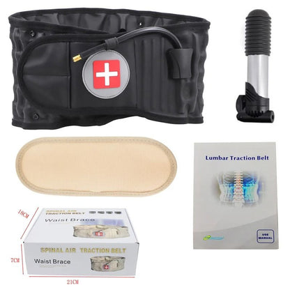 Adjustable Air Traction Back Brace For Lumbar Relief And Posture Support 11