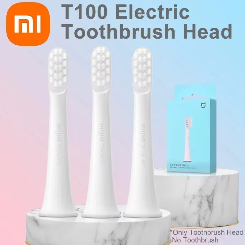 Xiaomi Mijia T100 Smart Toothbrush Replacement Head – Soft Sonic Toothbrush Head Pack of 3