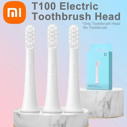 Xiaomi Mijia T100 Smart Toothbrush Replacement Head  Soft Sonic Toothbrush Head Pack Of 3 6