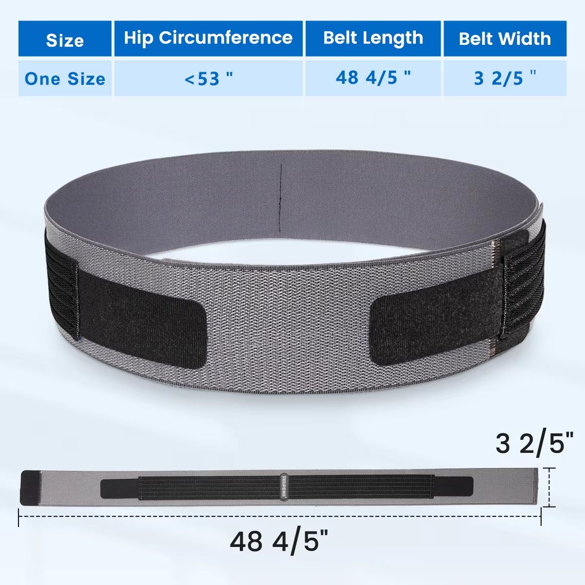 VELPEAU Supportive Sacroiliac Belt  Adjustable SI Joint Support Belt For Sciatica  Postpartum Recov 1